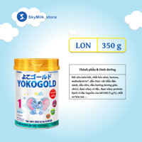 Sữa bột trẻ em Vinamilk YokoGold 1 (0-12 tháng) - Hộp thiếc 350g