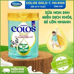 Sữa bột Vinamilk ColosGold 1 - 800g (cho trẻ từ 0 - 1 tuổi)