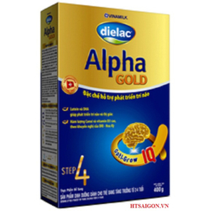 Sữa bột Vinamilk Dielac Alpha Gold Step 4 - 400g (từ 2 - 4 tuổi)