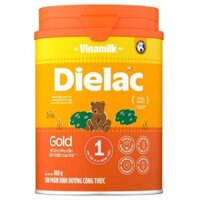Sữa bột Vinamilk Dielac Alpha Gold 1 - 800g Hộp Thiếc (cho trẻ từ 0 - 6 tháng tuổi) - Sữa cho trẻ sơ sinh, hỗ trợ phát triển trí não của bé, tăng cân, chiều cao