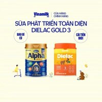 Sữa bột Vinamilk Dielac Alpha Gold 3 - Hộp thiếc 850g cho trẻ từ 1-2 tuổi