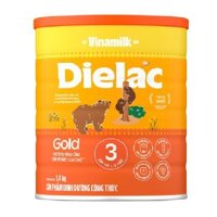 Sữa bột Vinamilk Dielac Alpha Gold 3 Hộp thiếc 1400g (1 - 2 tuổi)
