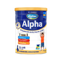 Sữa bột Vinamilk Dielac Alpha 4 - Hộp thiếc 1500g dành cho trẻ 2-6 tuổi