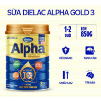 Sữa bột vinamilk dielac alpha gold STEP 3 850g (cho trẻ từ 1 - 2 tuổi)