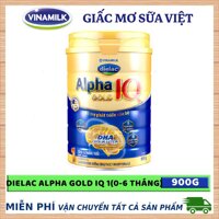 Sữa bột Vinamilk Dielac Alpha Gold IQ Step 1 - Hộp thiếc 900g