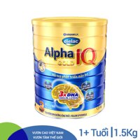 Sữa Bột Vinamilk Dielac Alpha Gold IQ Step 3 Hộp Thiếc (1500g)