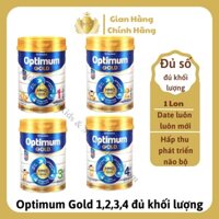 Sữa bột Vinamilk Optimum gold mẫu mới số 1,2,3,4 400g 850g 1500g