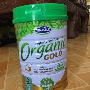 Sữa bột Vinamilk Organic Gold số 3 - 850g, dành cho trẻ từ 1-2 tuổi