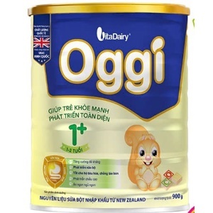Sữa bột VitaDairy Oggi 1+ - 900g (dành cho bé từ 1-2 tuổi)