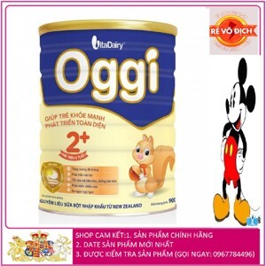 Sữa bột VitaDairy Oggi 2+ - 900g (dành cho bé trên 2 tuổi)