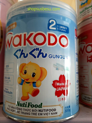 Sữa bột Wakodo GunGun Số 2 - 300g