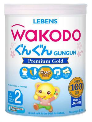 Sữa bột Wakodo GunGun Số 2 - 830g