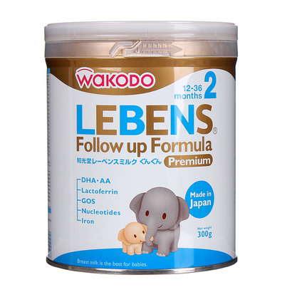Sữa bột Wakodo Lebens số 2 - hộp 300g (dành cho trẻ từ 1-3 tuổi)