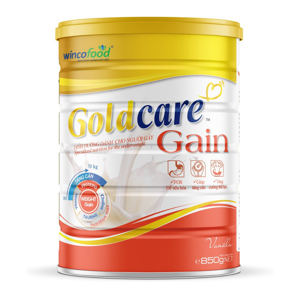 Sữa bột Wincofood GoldCare Gain Vani - 900g (dành cho người gầy)