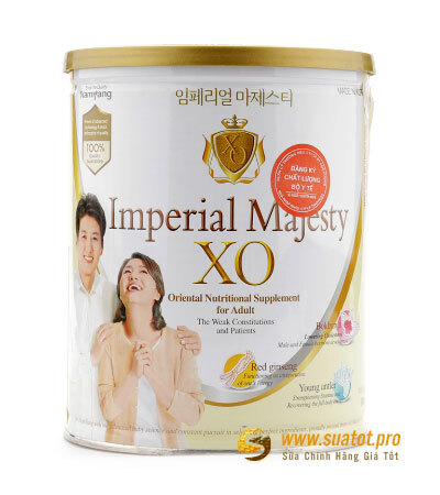 Sữa bột XO Majesty - hộp 400g (dành cho người bị suy nhược cơ thể)