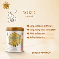 Sữa bột XO KID cho trẻ 2-15 tuổi 800gr