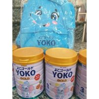 Sữa bột Yoko 3 lon 850gr (tặng Balo cho mỗi hộp) cho trẻ từ 2 - 6 tuổi. Date Tháng 09/2023