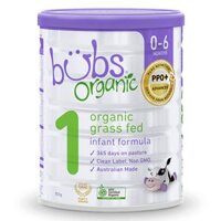 Sữa Bubs Organic Bovine số 1 800g (0-6 tháng)