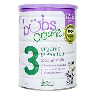 Sữa Bubs Organic Số 3 Úc 800g