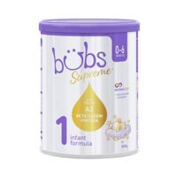 Sữa Bubs Supreme đạm A2 số 1 (800g) cho bé từ 0-6 tháng tuổi