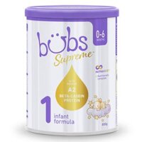 Sữa Bubs Supreme số 1 800g (0-6 tháng)