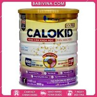 Sữa Calokid Gold 900g | Trẻ 1-10 Tuổi, Biếng Ăn, Chậm Lớn, Suy Dinh Dưỡng, Thấp Còi,Tăng Cân Vượt Trội | Hãng Vitadairy Việt Nam| Babivina Sữa Chính Hãng, Bán Lẻ Giá Sỉ