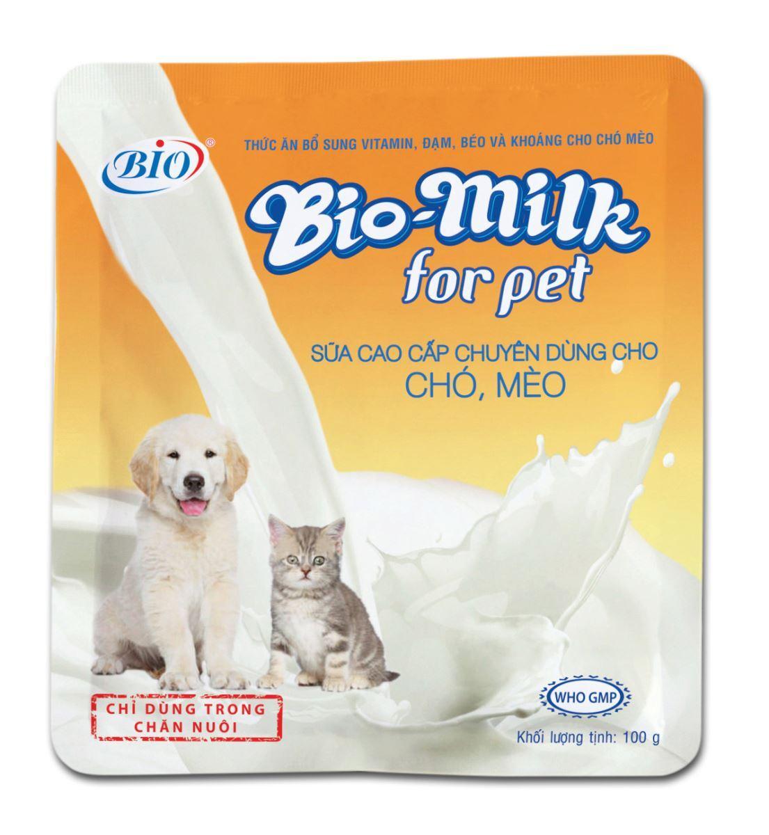 Sữa cho chó mèo Bio Milk 100g