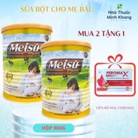 Sữa Cho Mẹ Bầu Mejsu MaMa -Bổ sung Sắt, Acid Folic, Canxi Dinh Dưỡng cần Thiết Cho Mẹ Bầu Trước Và Sau Sinh. Hộp 900g