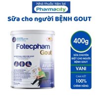 Sữa Cho Người Lớn Tuổi Fotecpham GOUT Chuyên Biệt Cho Người Bị Gout Và Xương Khớp Chính Hãng Japa Kids