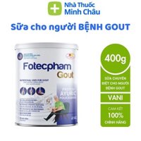 Sữa Cho Người Lớn Tuổi Fotecpham GOUT Chuyên Biệt Cho Người Bị Gout Và Xương Khớp Japa kids