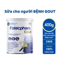 Sữa Cho Người Lớn Tuổi Fotecpham GOUT Chuyên Biệt Cho Người Bị Gout Và Xương Khớp 400g - Japa kids