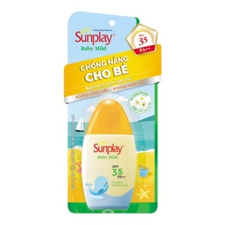 Sữa chống nắng cho bé và da nhạy cảm Sunplay Baby Mild