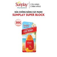 Sữa chống nắng cho mặt và toàn thân Sunplay Super Block SPF 81 PA++++ 30g