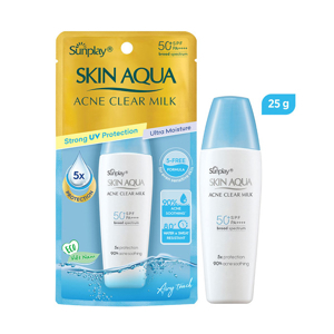 Sữa chống nắng dưỡng trắng da mặt Sunplay Skin Aqua Acne Clear