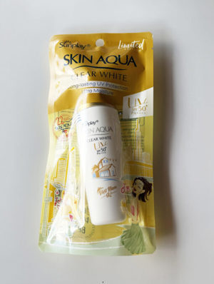 Sữa chống nắng dưỡng trắng Sunplay Skin Aqua Clear White 25g