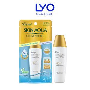 Sữa chống nắng dưỡng trắng Sunplay Skin Aqua Clear White 25g