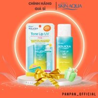 Sữa chống nắng kiềm dầu nâng tông Sunplay Skin Aqua Tone Up UV Milk 50g (  Xanh MILK VN )