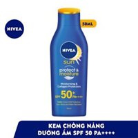 Sữa Chống Nắng Nivea Dưỡng Ẩm Toàn Thân Spf50+ Pa++++ 50Ml