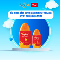 Sữa chống nắng Sunplay cực mạnh Sunplay Super Block SPF 81, PA++++ 30g/70g dạng sữa
