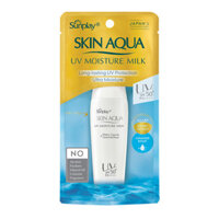 Sữa chống nắng SUNPLAY SKIN AQUA UV MOISTURE MILK  dưỡng da ẩm mịn SPF50+, PA++++ 30g