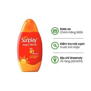 Sữa Chống Nắng Rohto Sunplay Super Block SPF 81PA+++ 30g