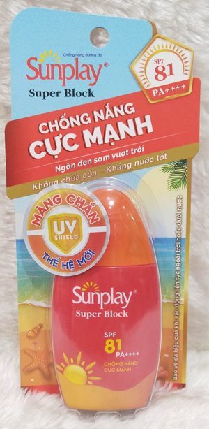 Sữa Chống Nắng Rohto Sunplay Super Block SPF 81PA+++ 30g