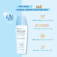 Sữa Chống Nắng Vật Lý SUNPLAY Skin Aqua Bảo Vệ Da Giảm Dầu Mineral Defense Oil Clear Milk SPF50+ PA++++ 25g
