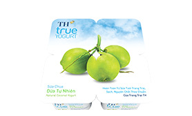 Sữa chua ăn TH True Milk dừa 100g (Lốc 4)
