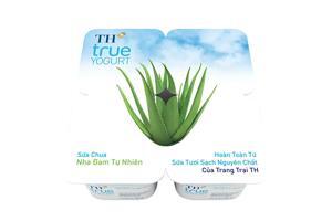 Sữa chua ăn TH True Milk nha đam 100g (Lốc 4)