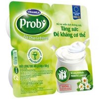 Sữa Chua Ăn Vinamilk Probi Có Đường Vỉ 4 hộp x 100G