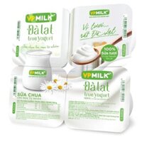 Sữa chua ăn VPMilk Đà Lạt True Yogurt ít đường