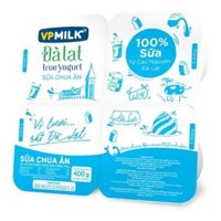 Sữa chua ăn VPMilk Đà Lạt True Yogurt ít đường