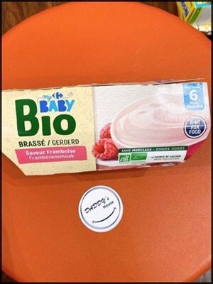 Sữa chua Baby Bio chuối 6m+ (4 x 100
