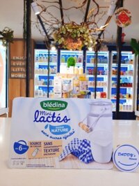 Sữa chua Bledina mini lactes vị tư nhiên - CT (6x55g)